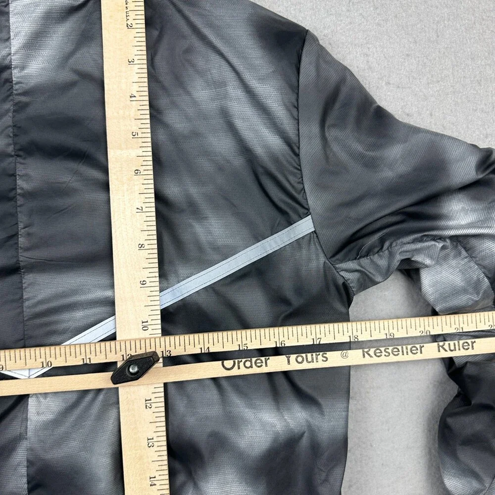 Nike Track Jacket Women XS Gray Smoke Tie Dye Windrunner Windbreaker Hood